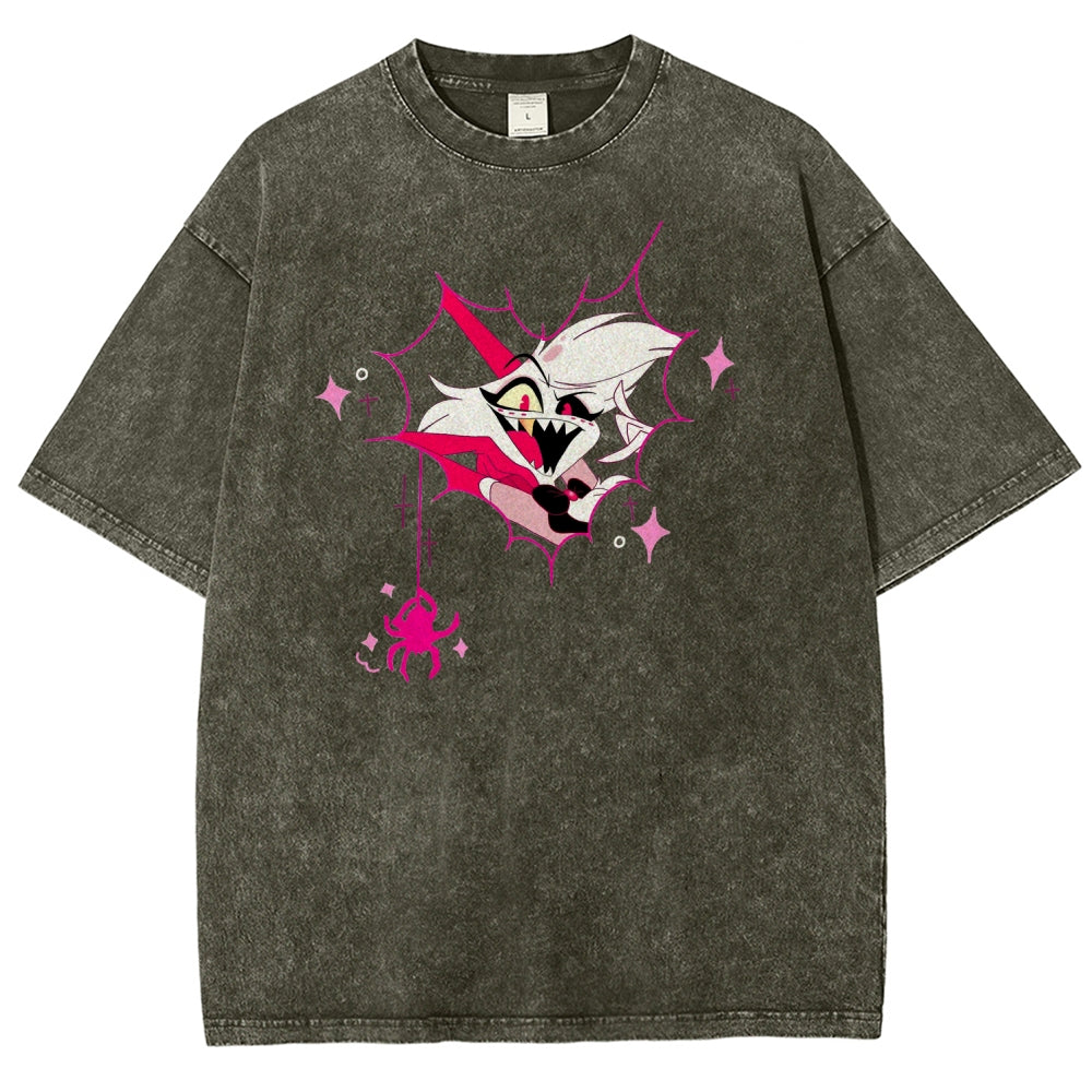 Hazbin Hotel Unisex Fit Washed T-Shirt 2512008799
