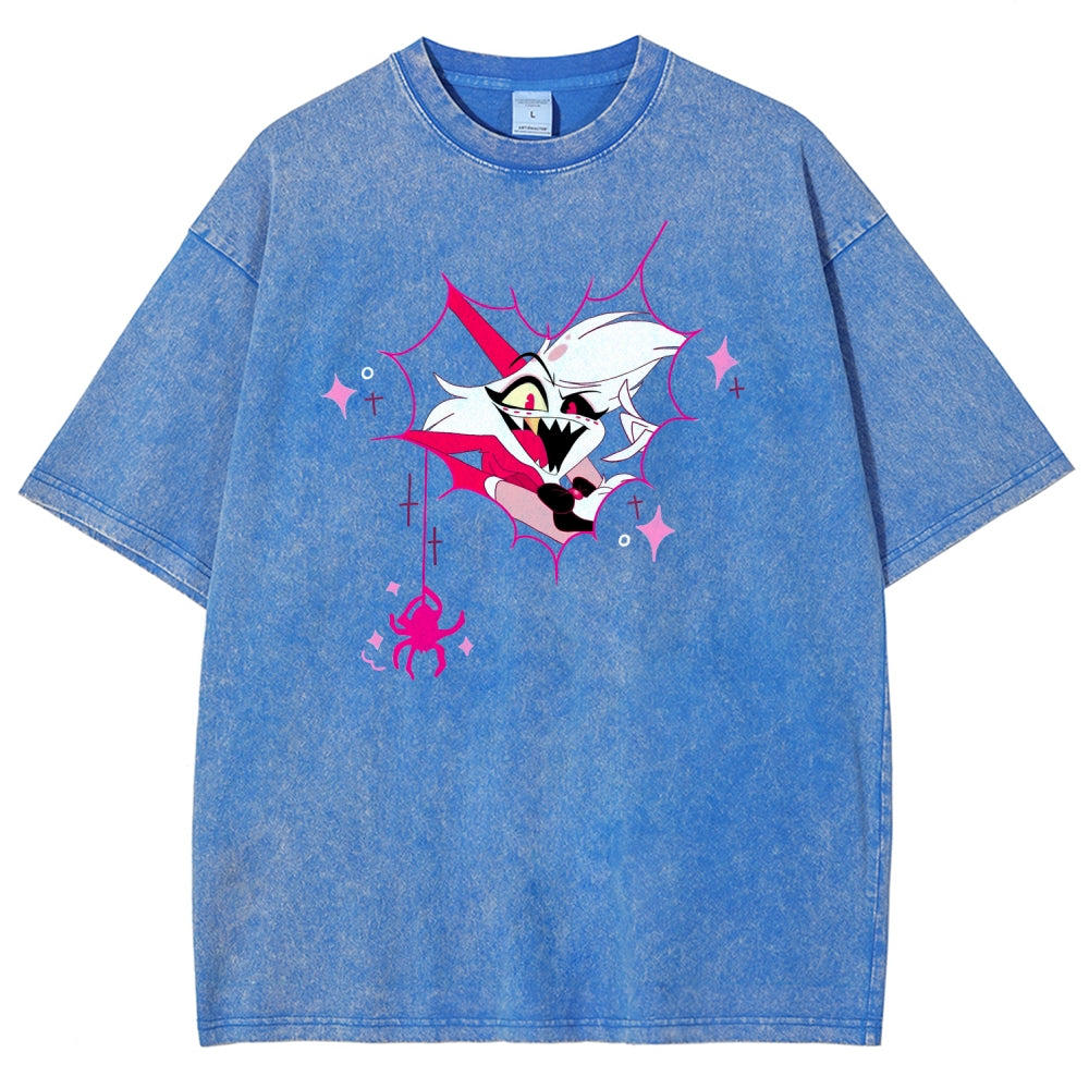 Hazbin Hotel Unisex Fit Washed T-Shirt 2512008799