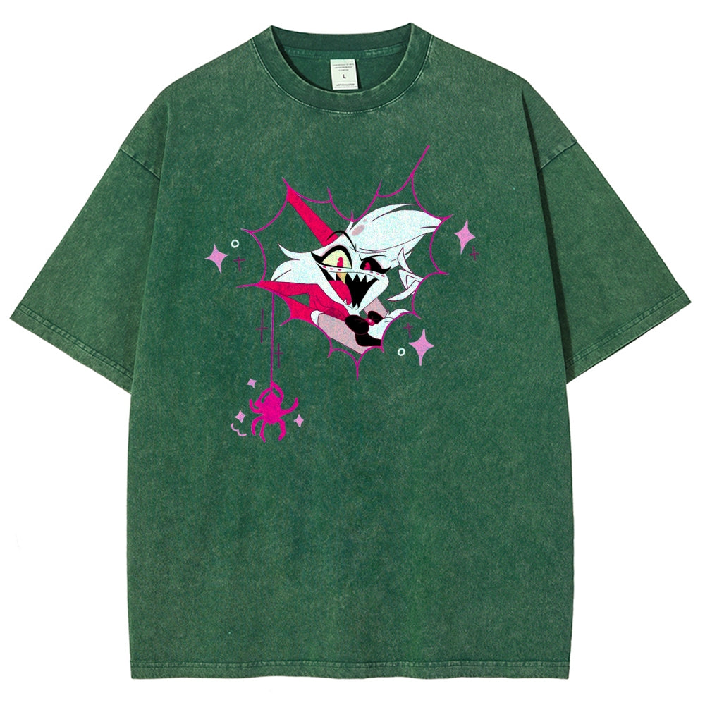 Hazbin Hotel Unisex Fit Washed T-Shirt 2512008799