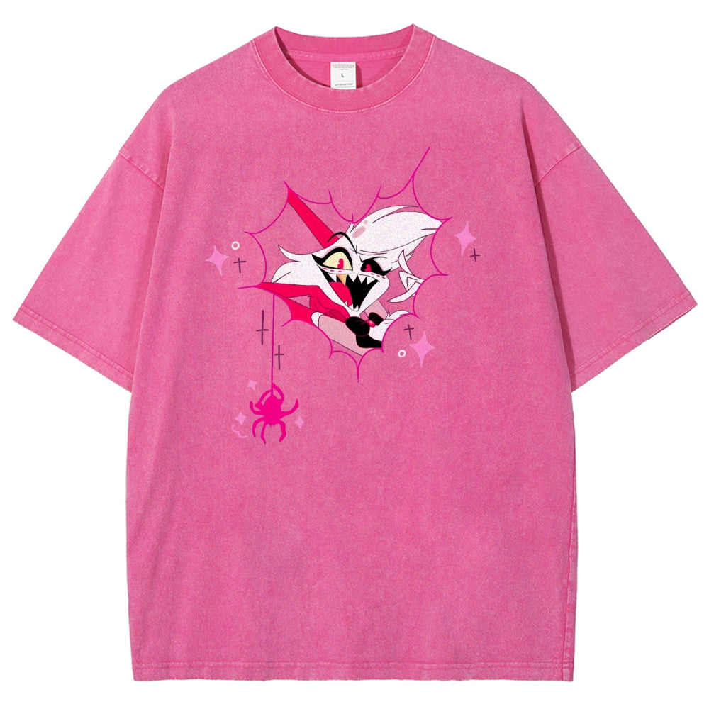 Hazbin Hotel Unisex Fit Washed T-Shirt 2512008799