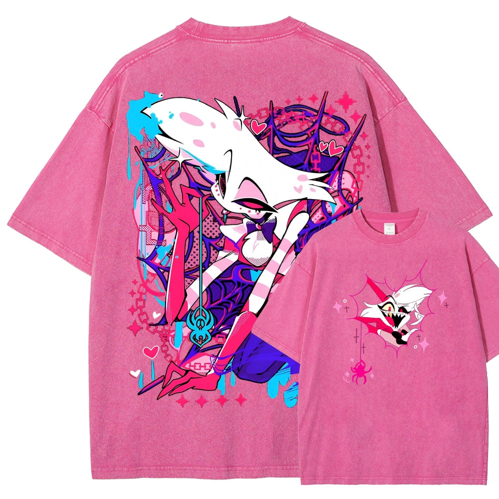Hazbin Hotel Unisex Fit Washed T-Shirt 2512008799
