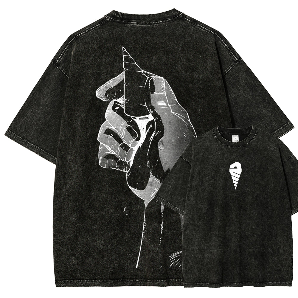 Gurren lagann Tengen Toppa Unisex Fit Washed T-Shirt 2512011562
