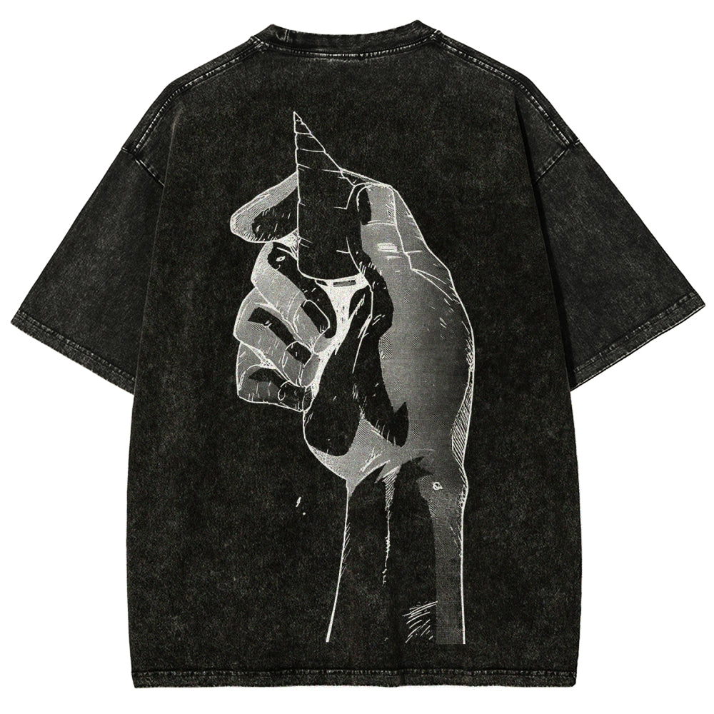 Gurren lagann Tengen Toppa Unisex Fit Washed T-Shirt 2512011562