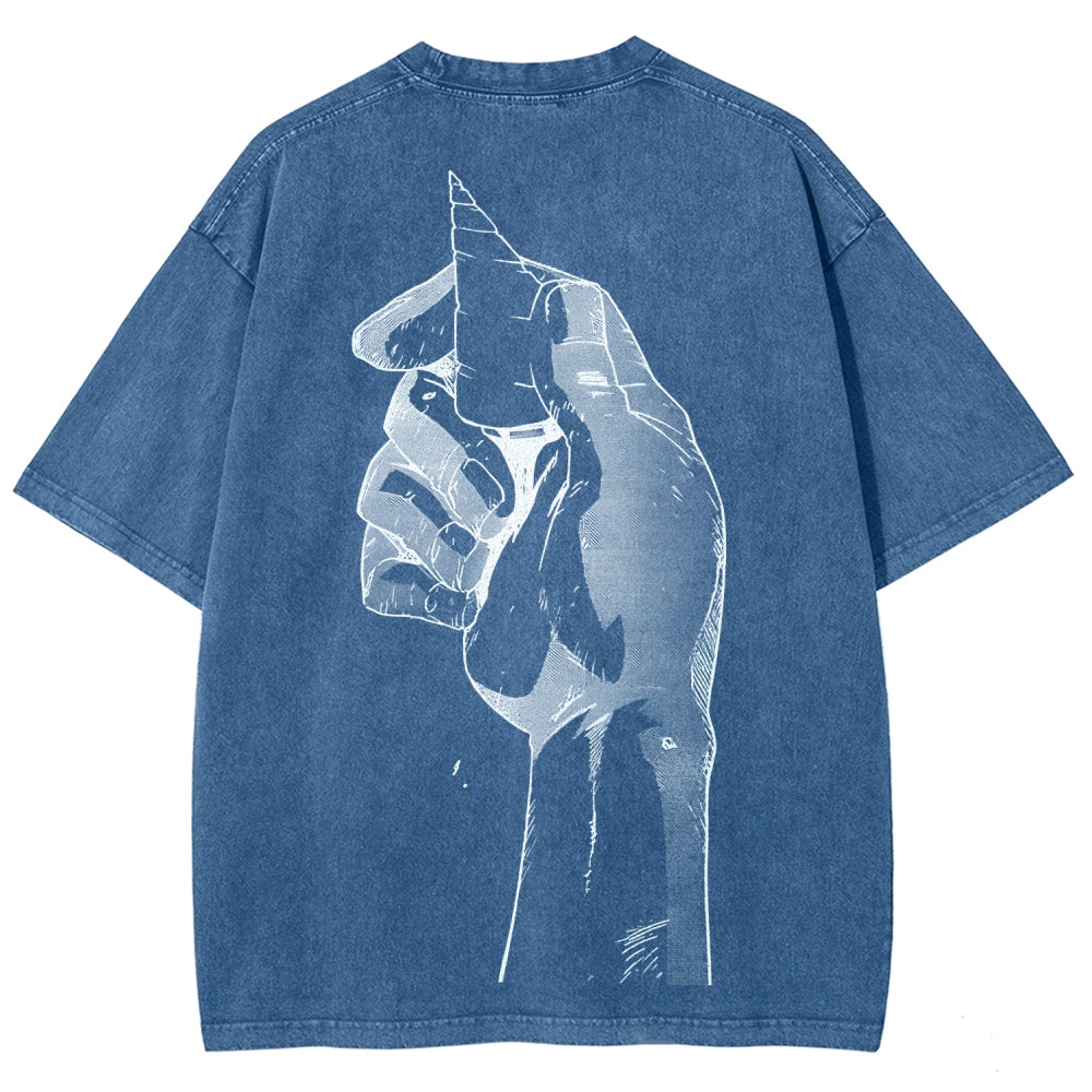 Gurren lagann Tengen Toppa Unisex Fit Washed T-Shirt 2512011562