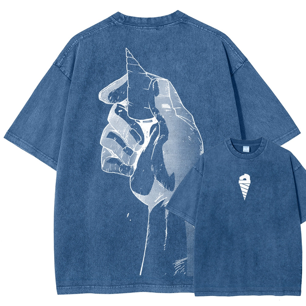 Gurren lagann Tengen Toppa Unisex Fit Washed T-Shirt 2512011562