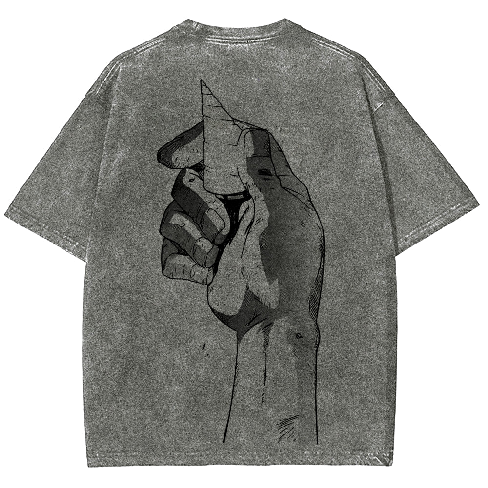 Gurren lagann Tengen Toppa Unisex Fit Washed T-Shirt 2512011562