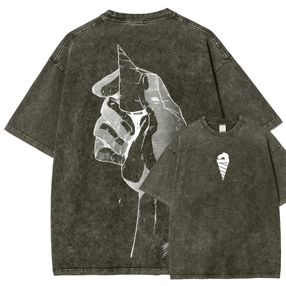 Gurren lagann Tengen Toppa Unisex Fit Washed T-Shirt 2512011562