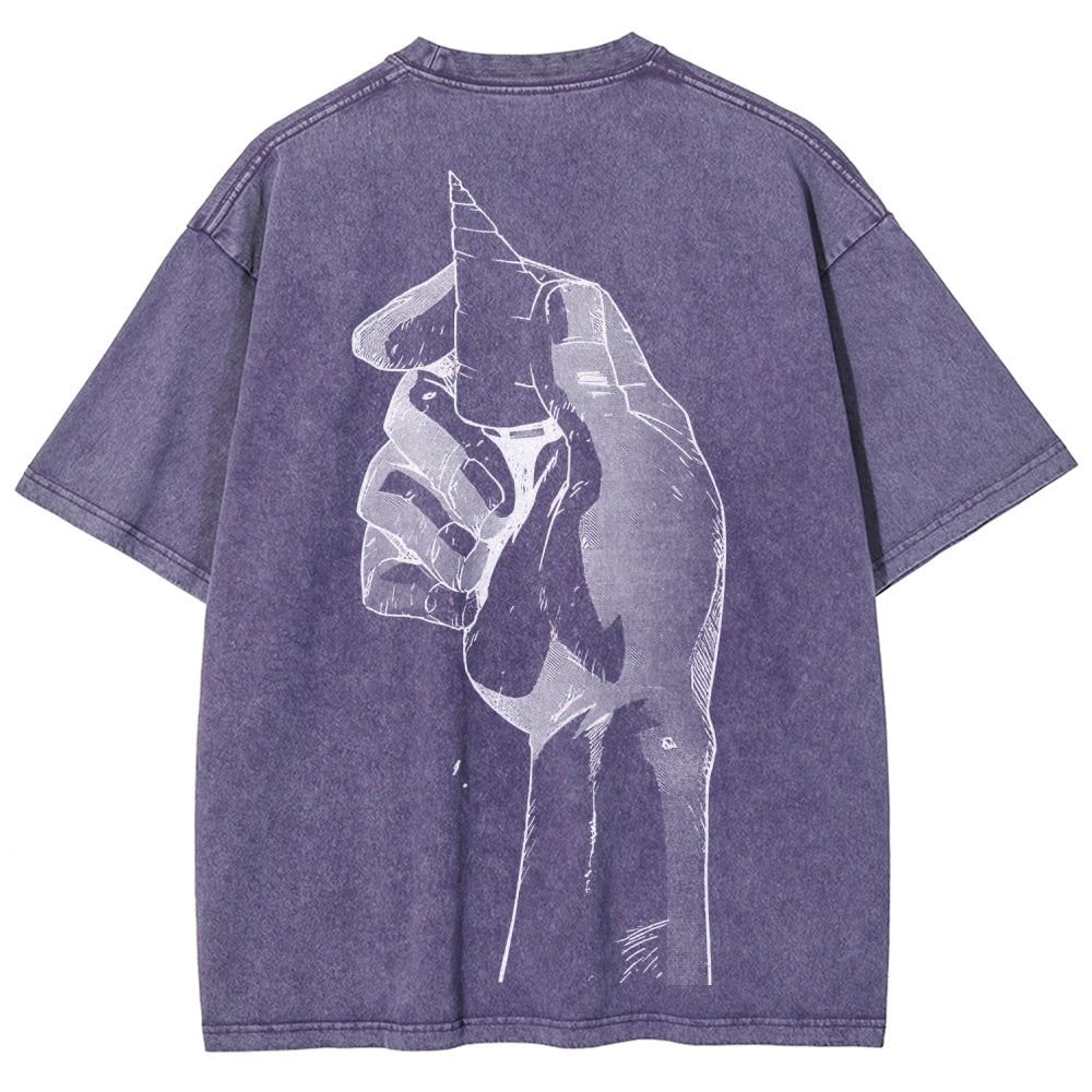 Gurren lagann Tengen Toppa Unisex Fit Washed T-Shirt 2512011562
