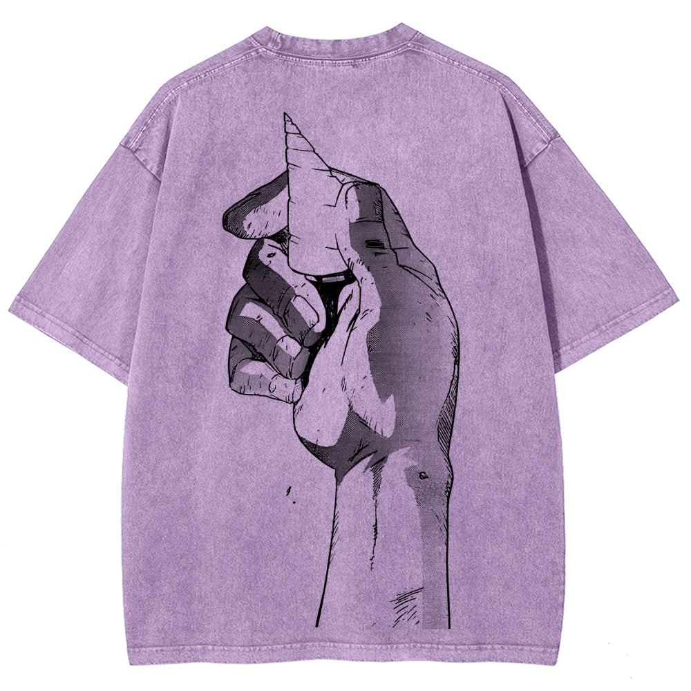 Gurren lagann Tengen Toppa Unisex Fit Washed T-Shirt 2512011562