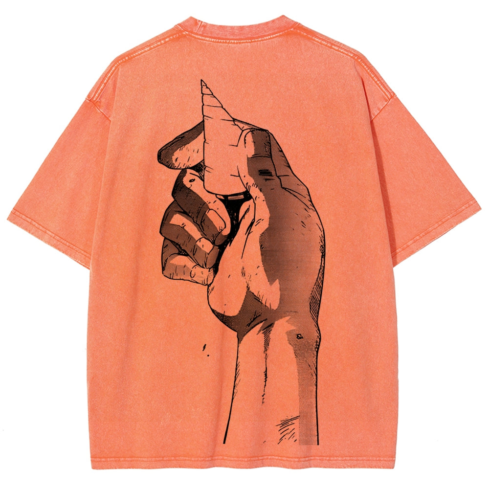 Gurren lagann Tengen Toppa Unisex Fit Washed T-Shirt 2512011562