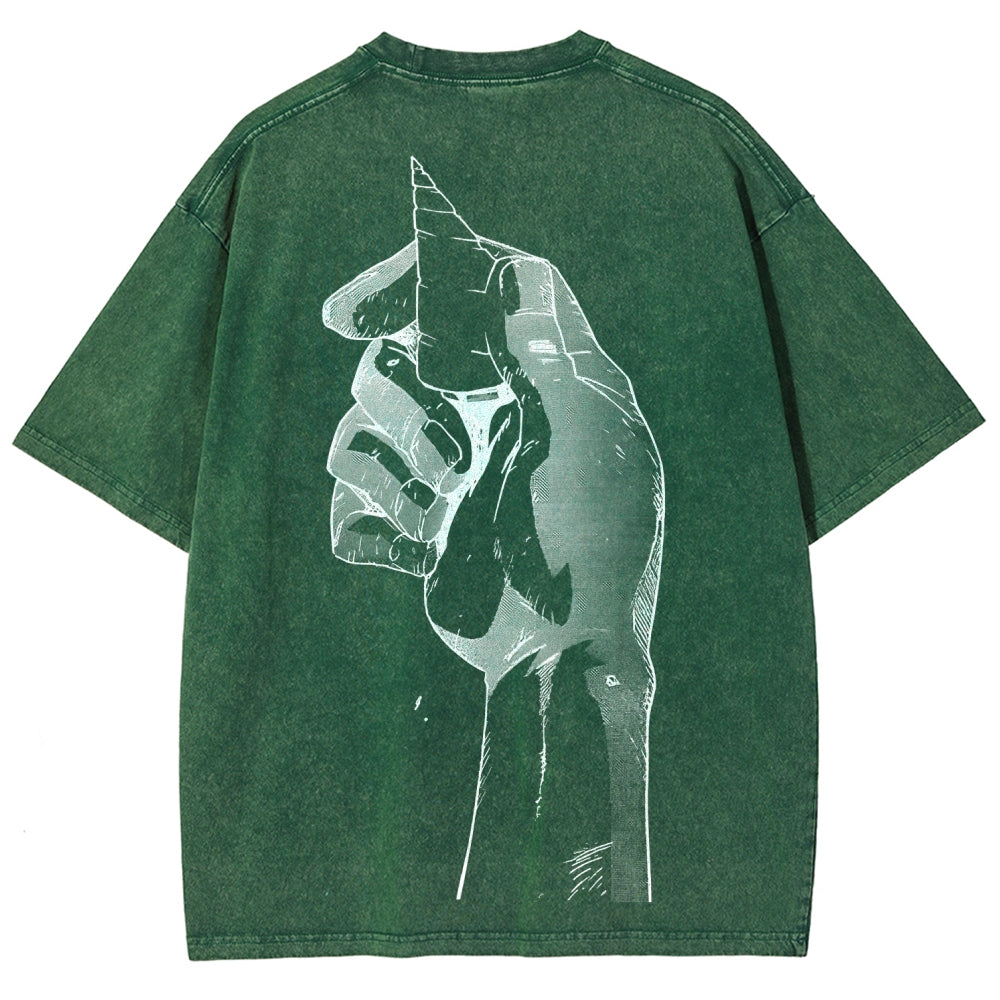 Gurren lagann Tengen Toppa Unisex Fit Washed T-Shirt 2512011562
