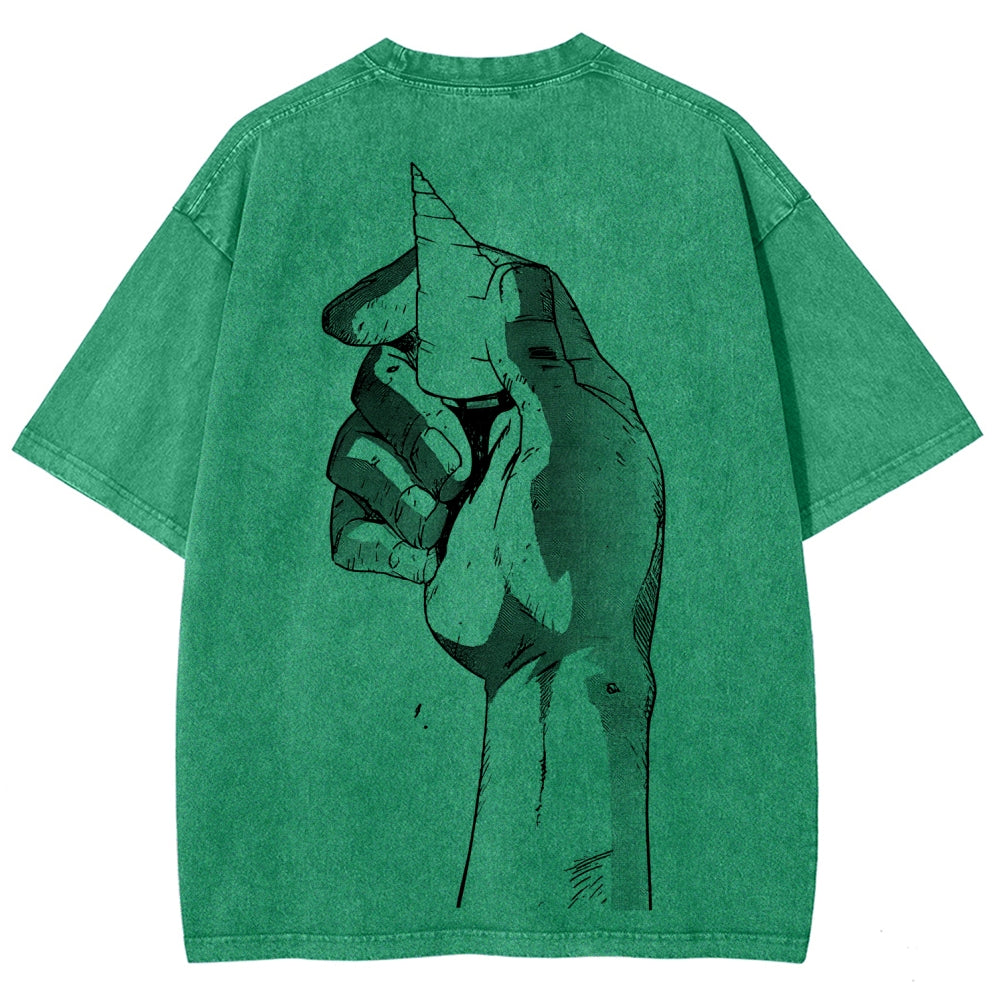 Gurren lagann Tengen Toppa Unisex Fit Washed T-Shirt 2512011562
