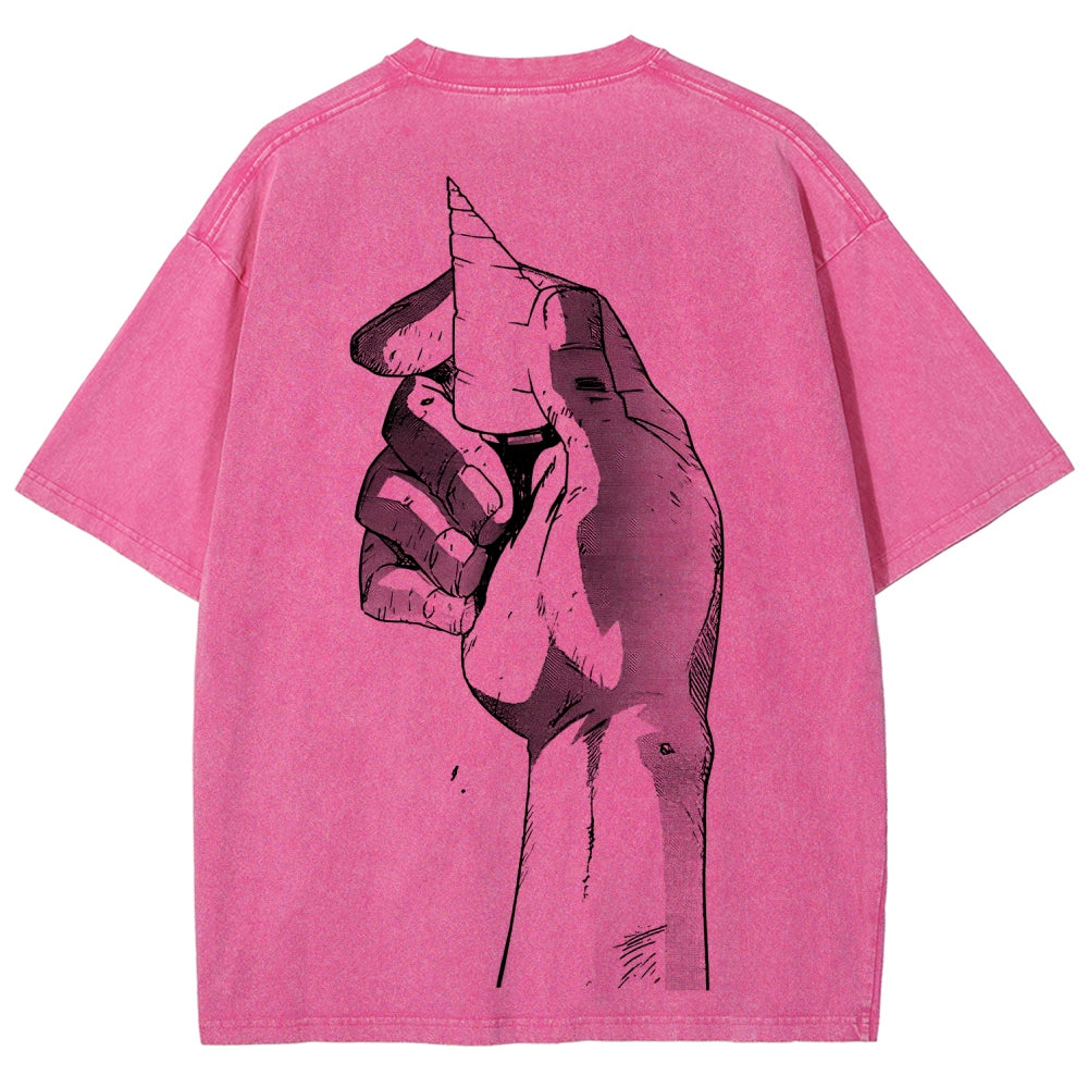 Gurren lagann Tengen Toppa Unisex Fit Washed T-Shirt 2512011562