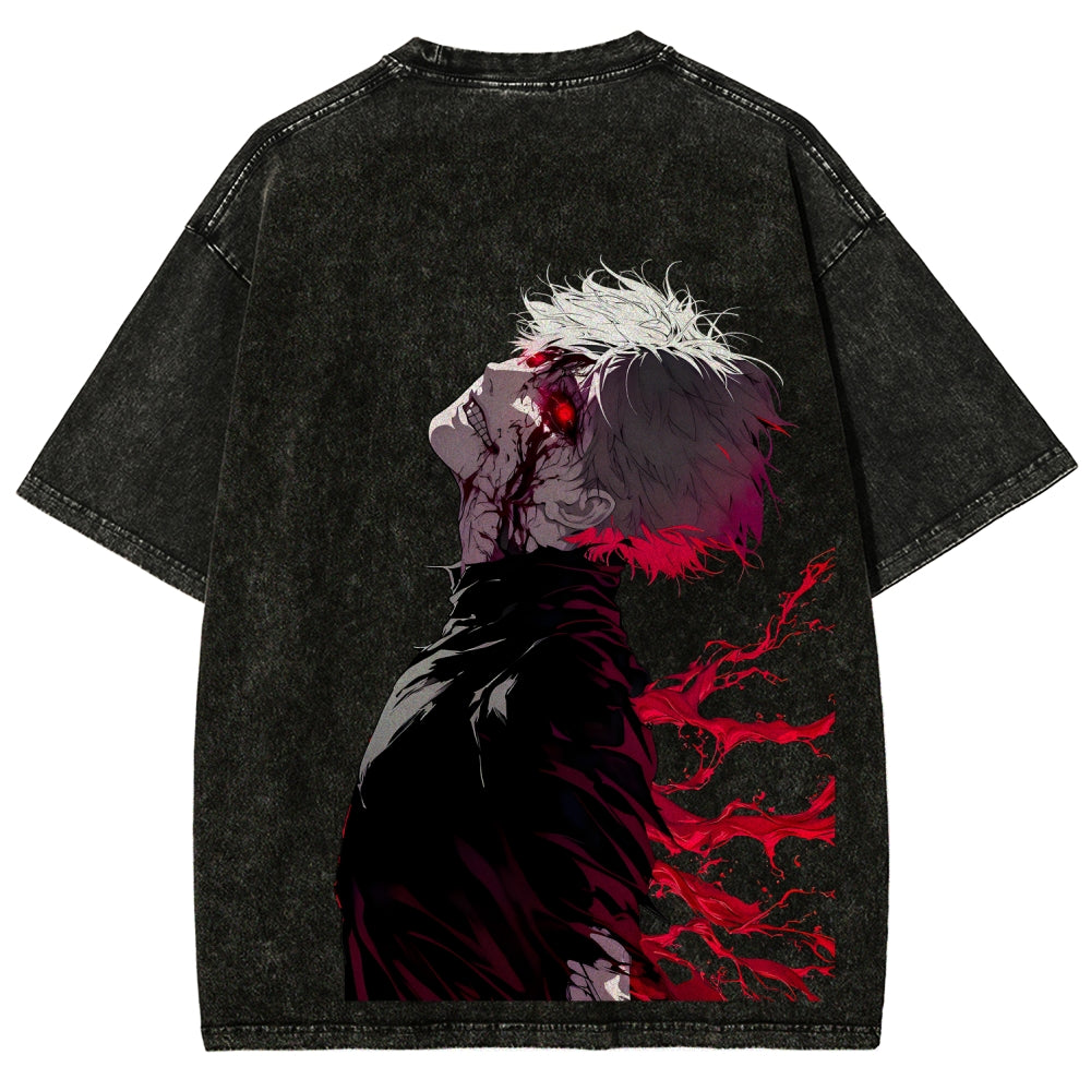 Tokyo Ghoul Kaneki Ken Unisex Fit Washed T-Shirt 2512012178
