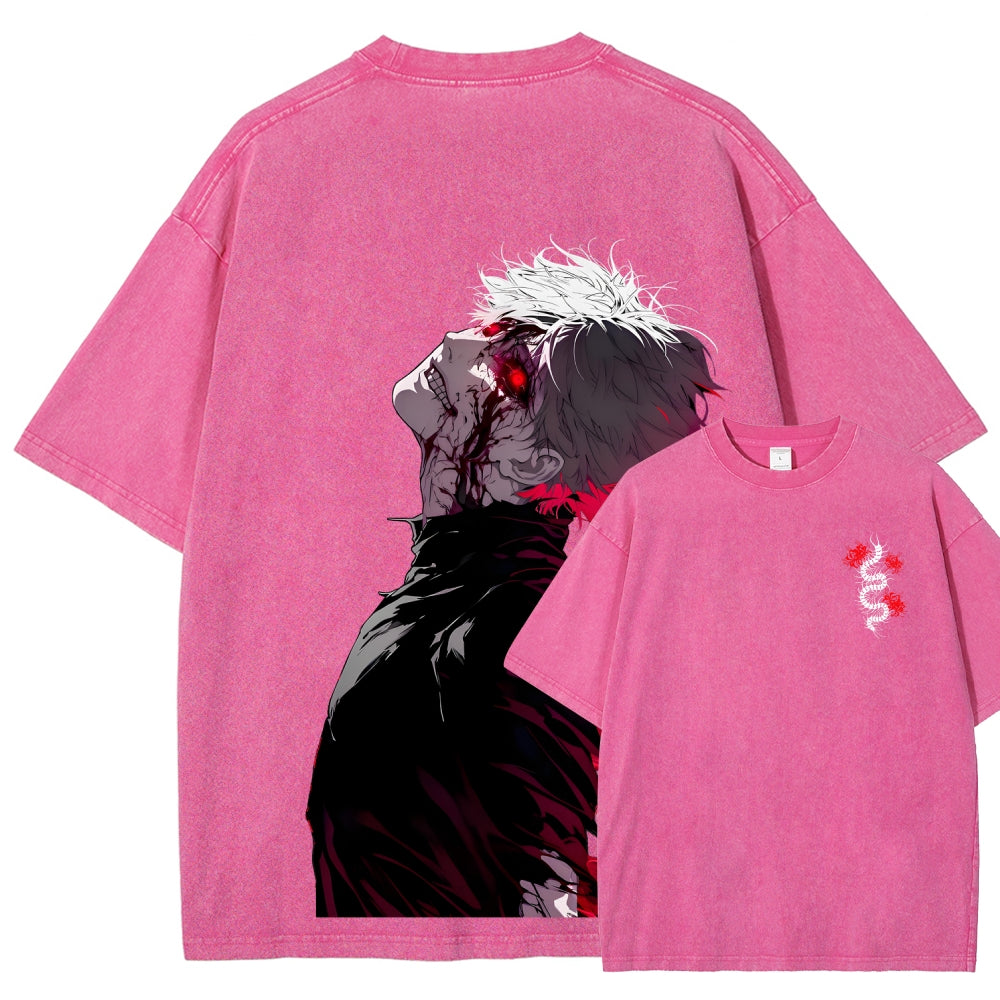 Tokyo Ghoul Kaneki Ken Unisex Fit Washed T-Shirt 2512012178