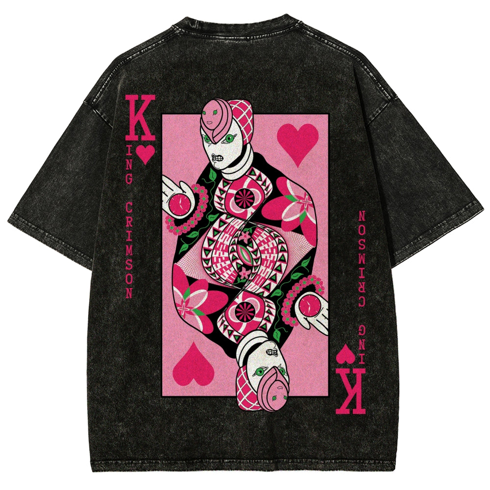 Jojo's Bizarre Adventure Unisex Fit Washed T-Shirt 2512018210