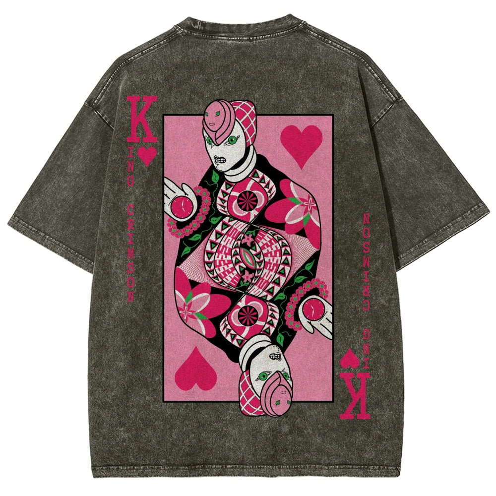 Jojo's Bizarre Adventure Unisex Fit Washed T-Shirt 2512018210