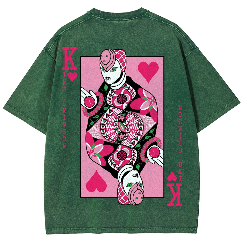 Jojo's Bizarre Adventure Unisex Fit Washed T-Shirt 2512018210