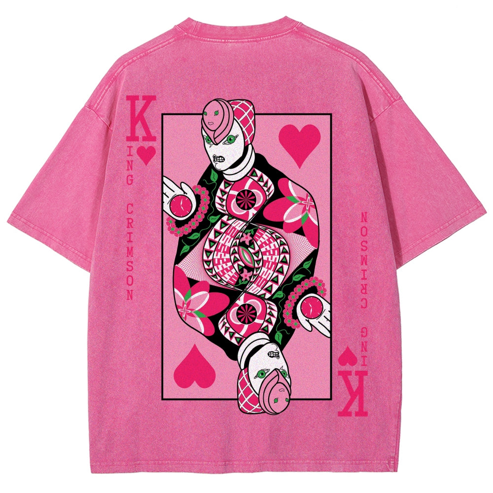 Jojo's Bizarre Adventure Unisex Fit Washed T-Shirt 2512018210