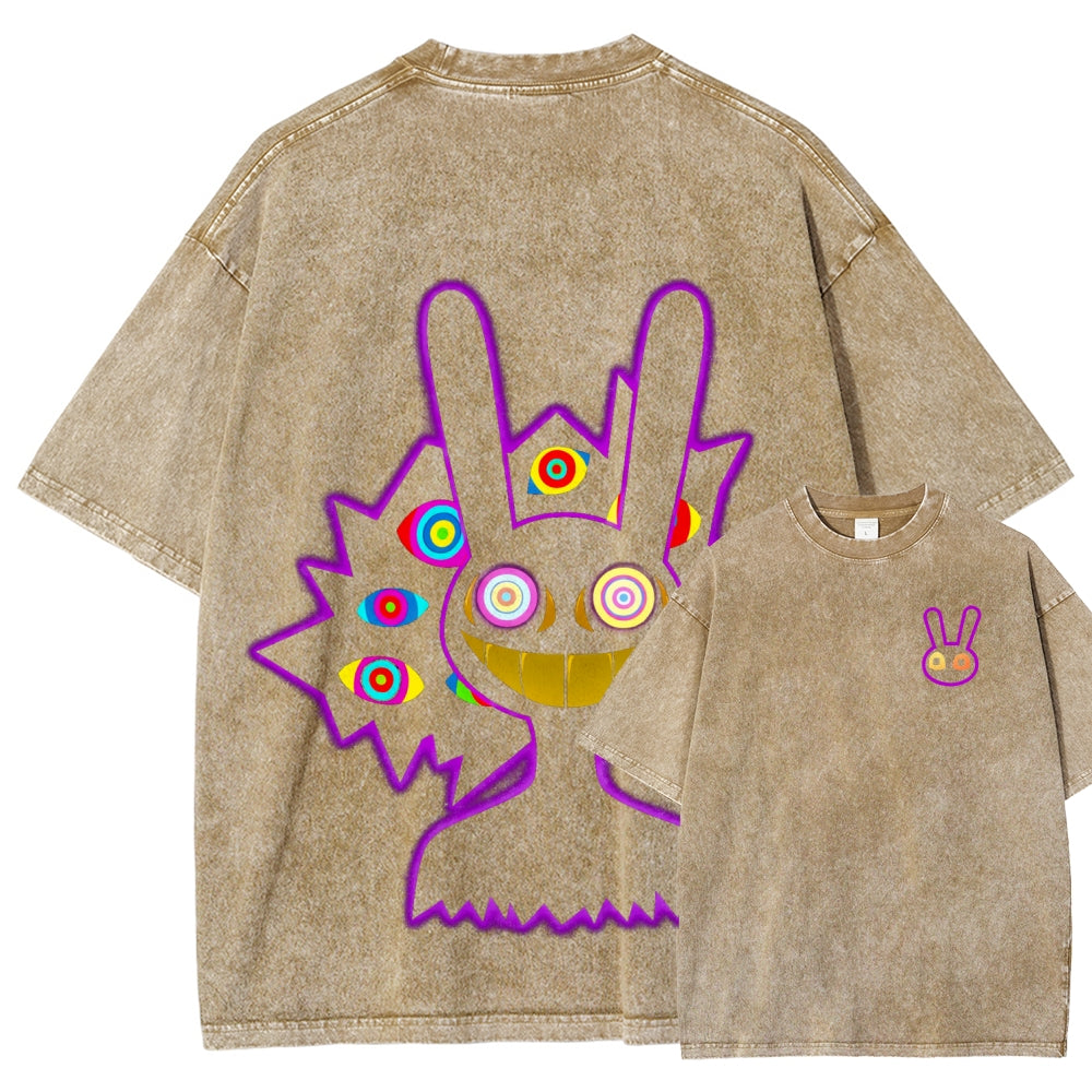 The Amazing Digital Circus Unisex Fit Washed T-Shirt 2512018580