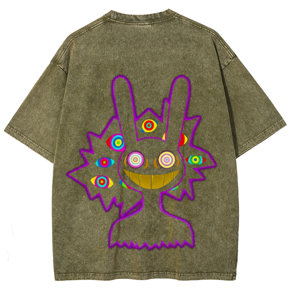 The Amazing Digital Circus Unisex Fit Washed T-Shirt 2512018580