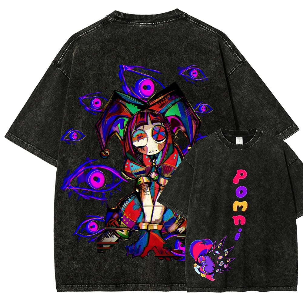 The Amazing Digital Circus Unisex Fit Washed T-Shirt 2512022322