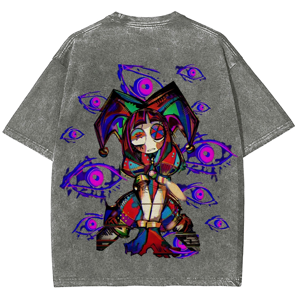 The Amazing Digital Circus Unisex Fit Washed T-Shirt 2512022322