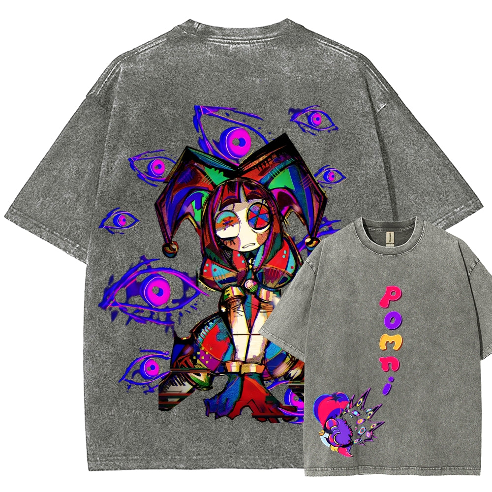The Amazing Digital Circus Unisex Fit Washed T-Shirt 2512022322