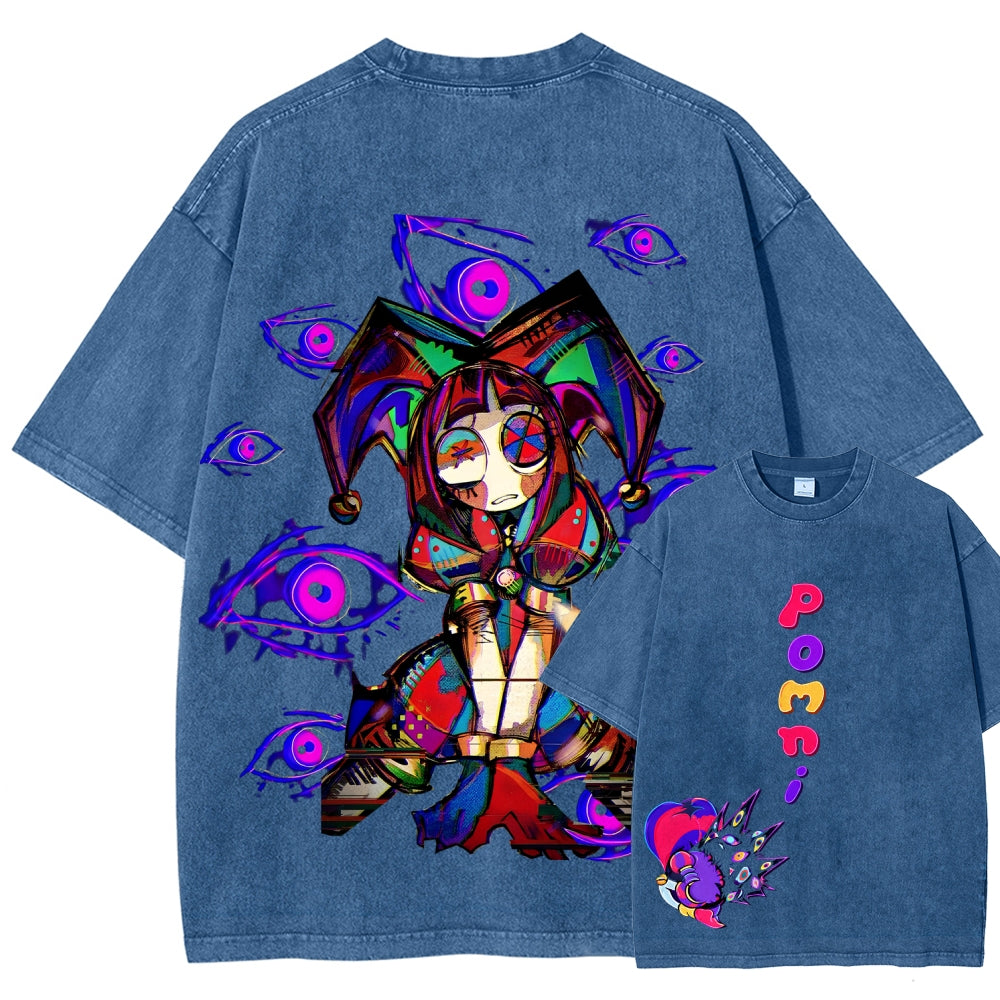 The Amazing Digital Circus Unisex Fit Washed T-Shirt 2512022322