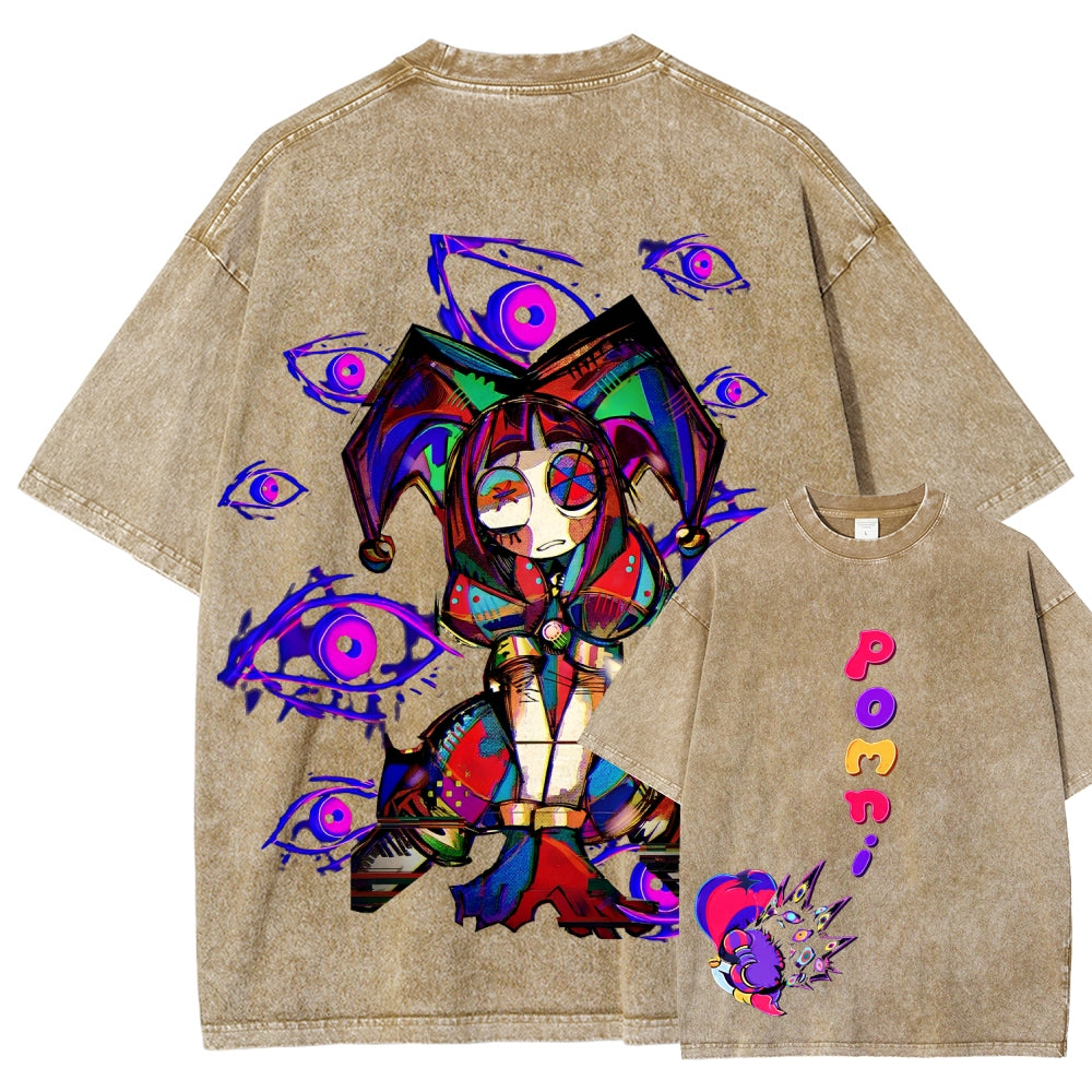 The Amazing Digital Circus Unisex Fit Washed T-Shirt 2512022322
