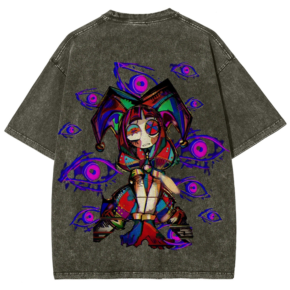 The Amazing Digital Circus Unisex Fit Washed T-Shirt 2512022322
