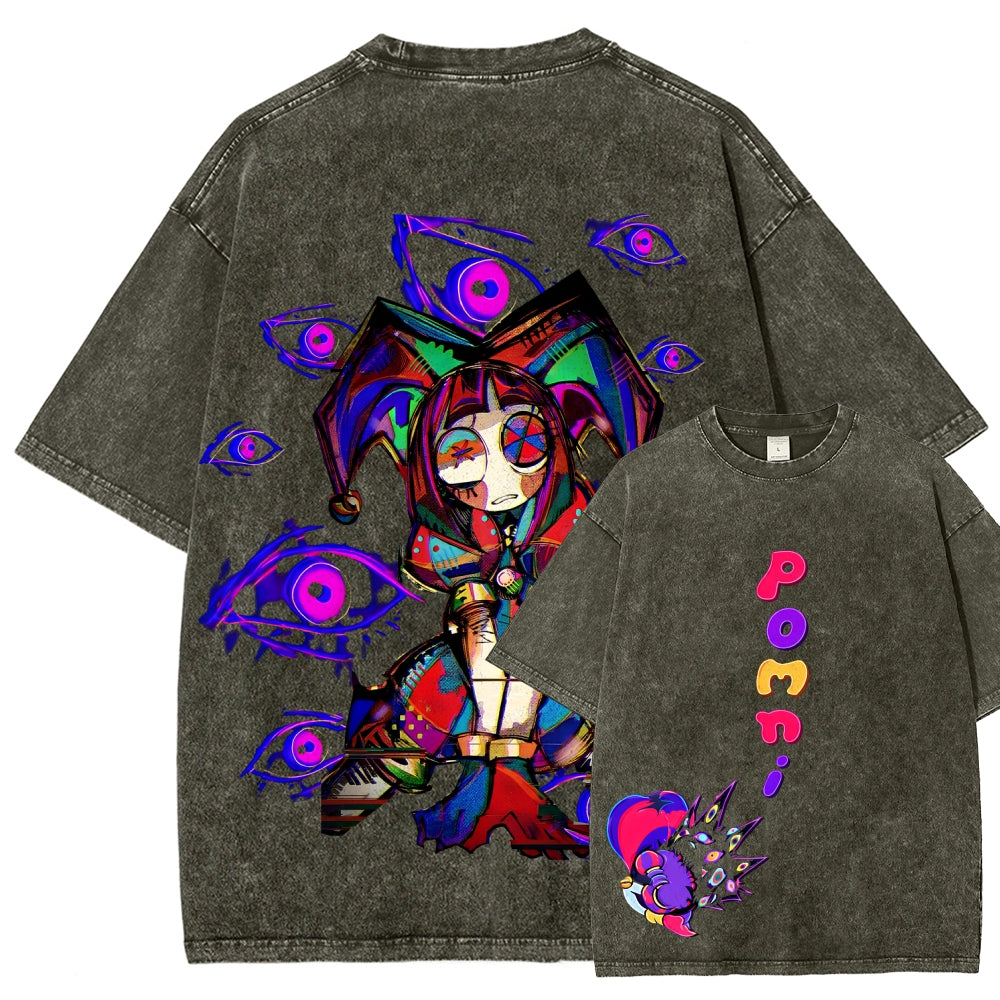 The Amazing Digital Circus Unisex Fit Washed T-Shirt 2512022322