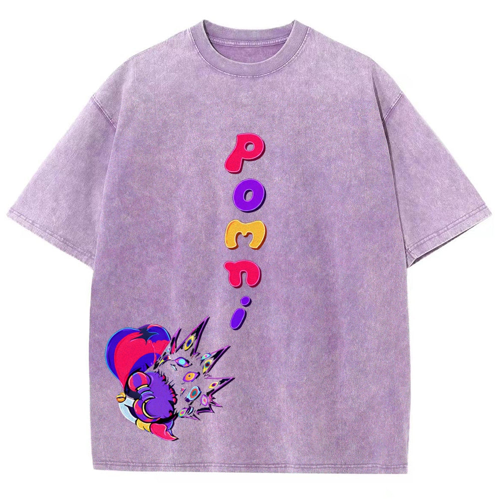 The Amazing Digital Circus Unisex Fit Washed T-Shirt 2512022322