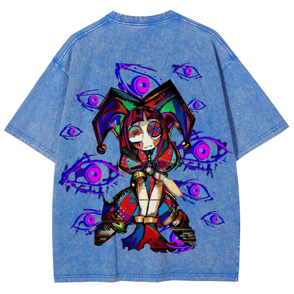 The Amazing Digital Circus Unisex Fit Washed T-Shirt 2512022322