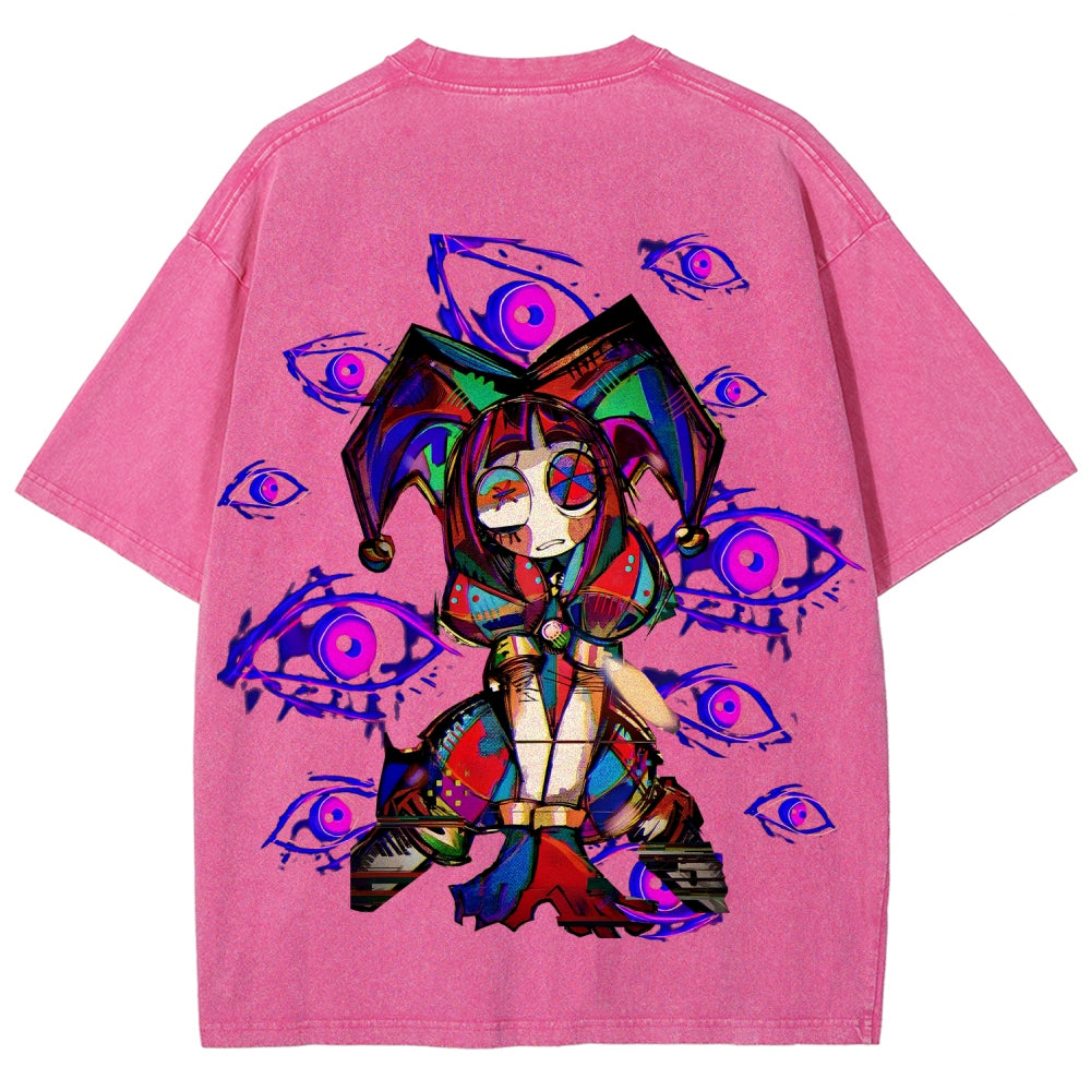 The Amazing Digital Circus Unisex Fit Washed T-Shirt 2512022322