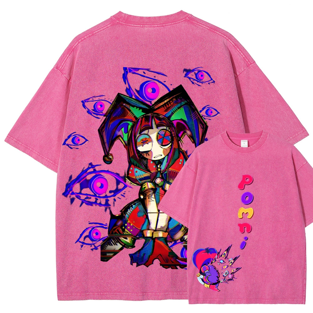 The Amazing Digital Circus Unisex Fit Washed T-Shirt 2512022322