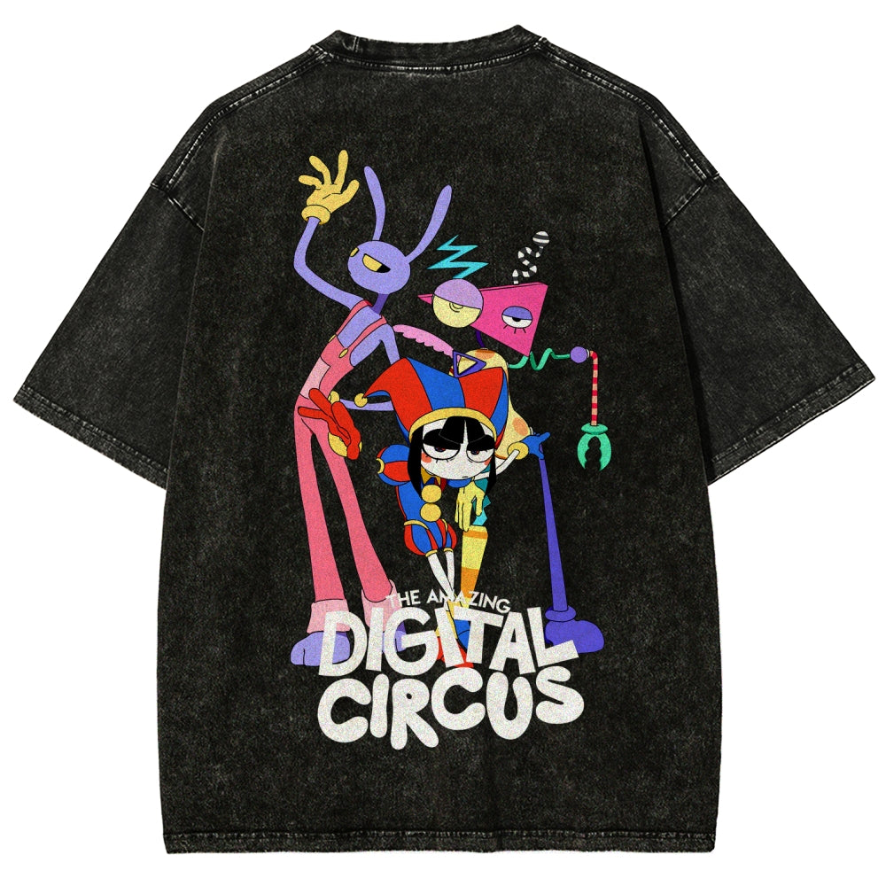 The Amazing Digital Circus Unisex Fit Washed T-Shirt 2512022327