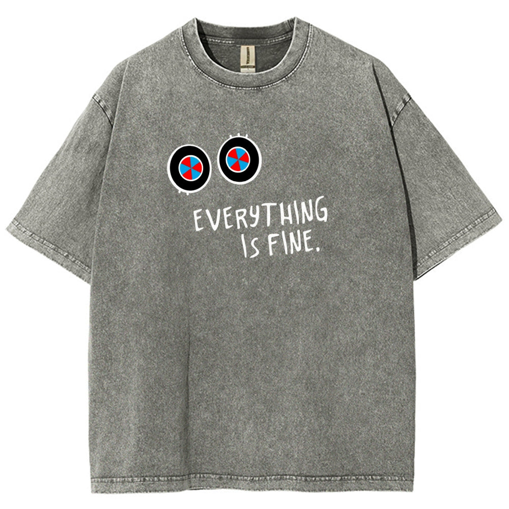 The Amazing Digital Circus Unisex Fit Washed T-Shirt 2512022327