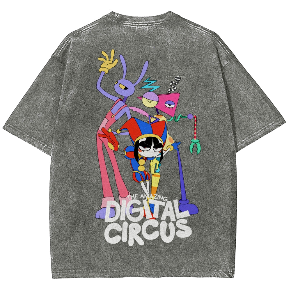 The Amazing Digital Circus Unisex Fit Washed T-Shirt 2512022327