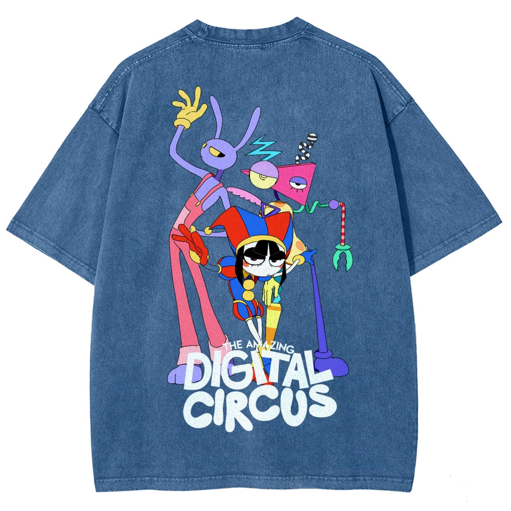 The Amazing Digital Circus Unisex Fit Washed T-Shirt 2512022327