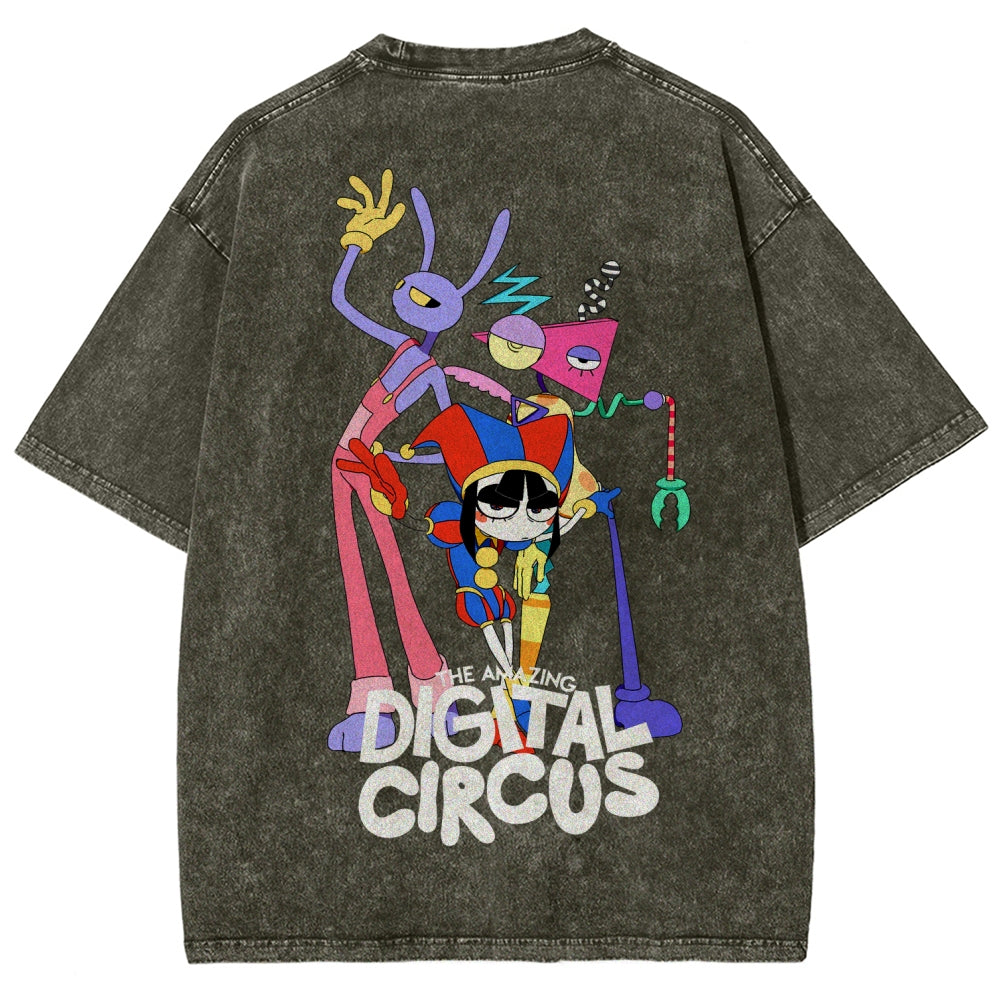 The Amazing Digital Circus Unisex Fit Washed T-Shirt 2512022327