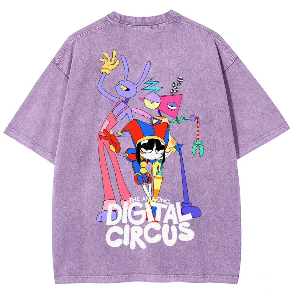 The Amazing Digital Circus Unisex Fit Washed T-Shirt 2512022327