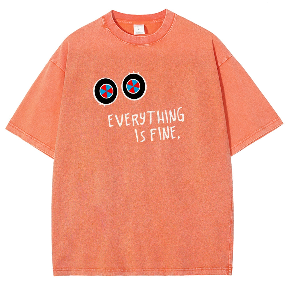 The Amazing Digital Circus Unisex Fit Washed T-Shirt 2512022327