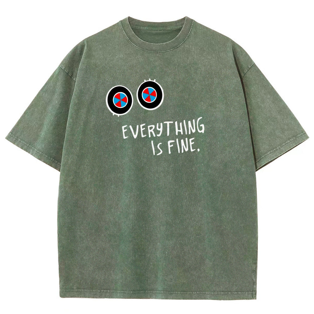 The Amazing Digital Circus Unisex Fit Washed T-Shirt 2512022327