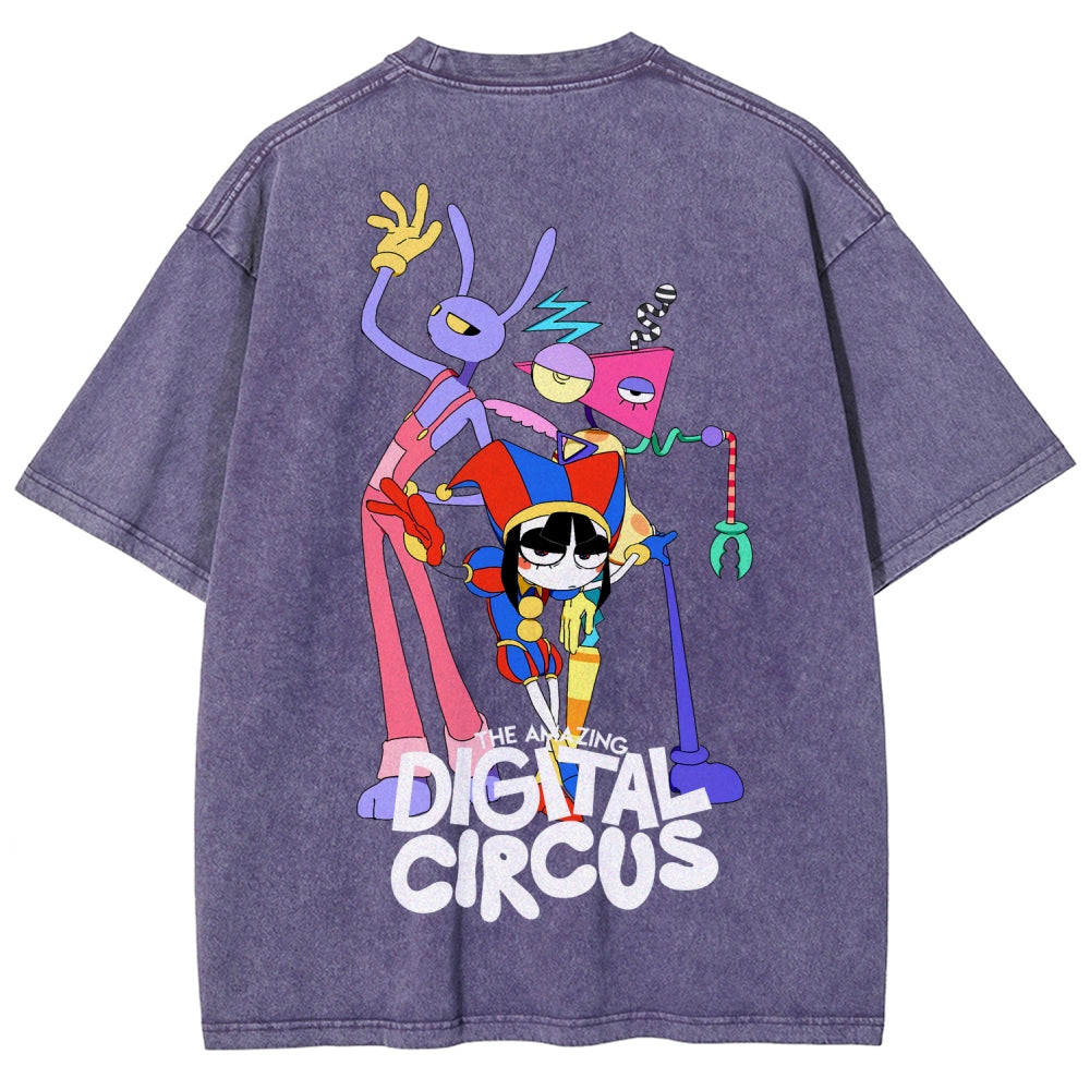 The Amazing Digital Circus Unisex Fit Washed T-Shirt 2512022327