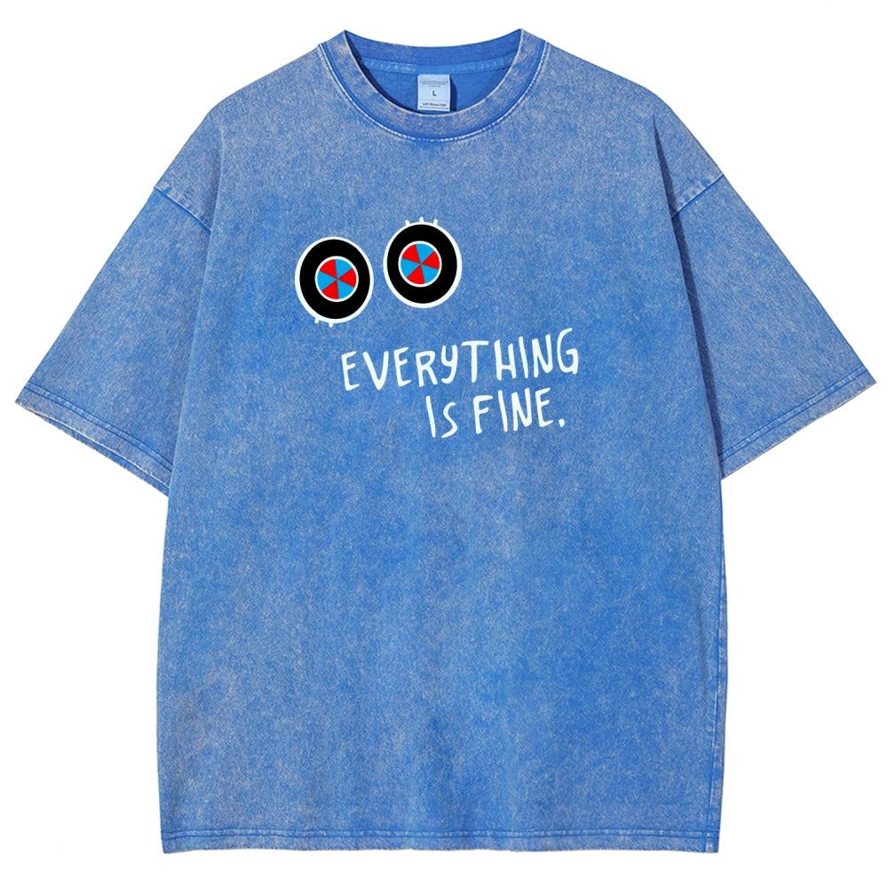 The Amazing Digital Circus Unisex Fit Washed T-Shirt 2512022327