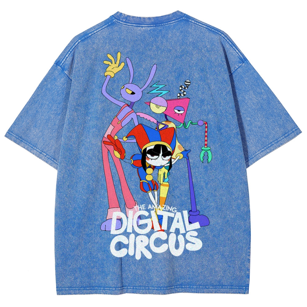 The Amazing Digital Circus Unisex Fit Washed T-Shirt 2512022327