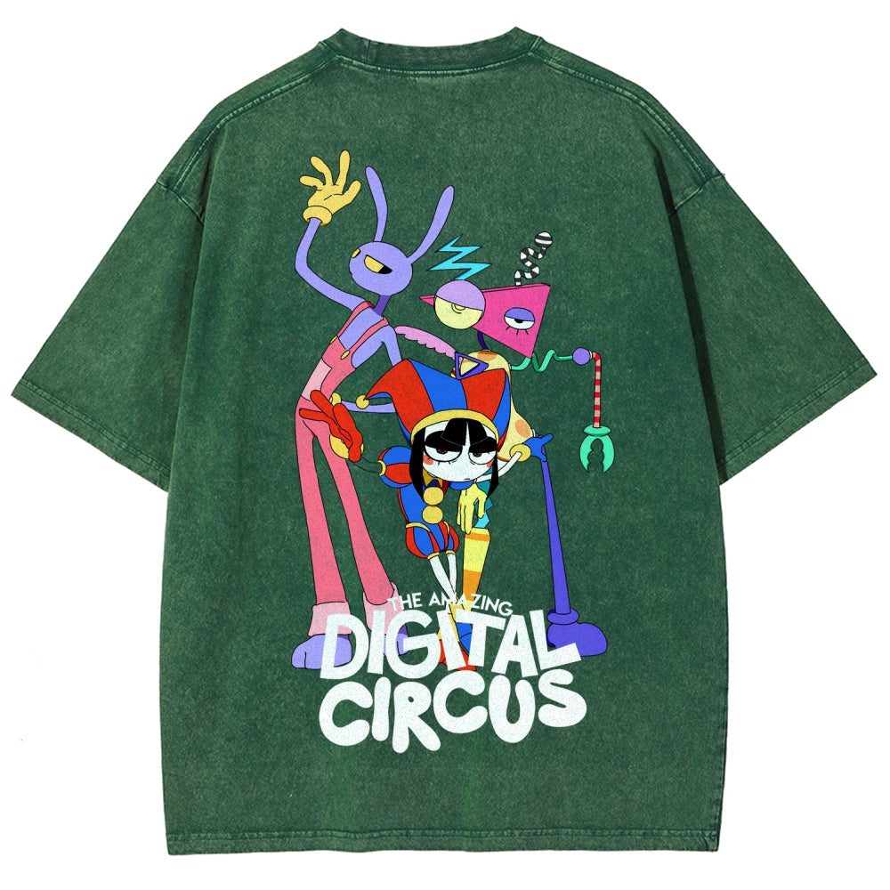 The Amazing Digital Circus Unisex Fit Washed T-Shirt 2512022327
