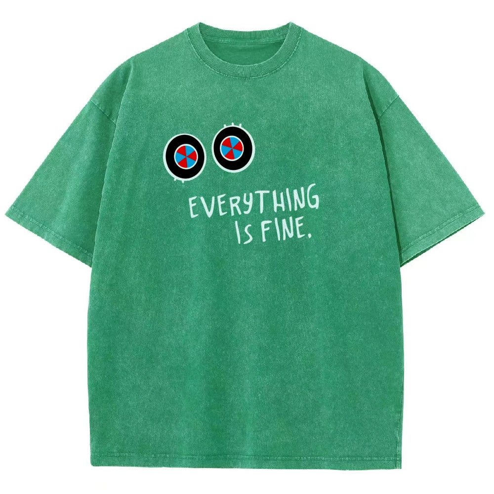 The Amazing Digital Circus Unisex Fit Washed T-Shirt 2512022327