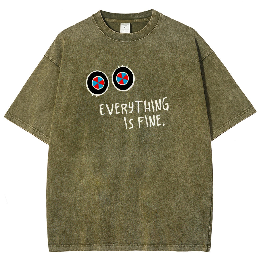 The Amazing Digital Circus Unisex Fit Washed T-Shirt 2512022327